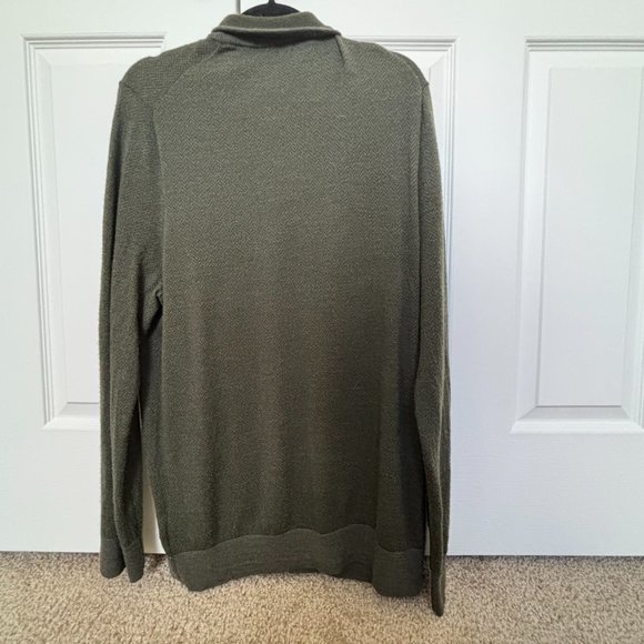 Brooks Brother's Extra Fine Merino Wool Half-Zip Sweater - Picture 3 of 8